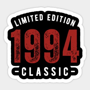 Limited Edition Birthday Gift T-shirt Classic Sticker